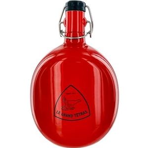 Le Grand Tétras - Originele Ovale Fles - BPA vrij - Perfect hanteren - Authentiek ontwerp en Vintage - Kolfinhoud 1 liter (ROD)
