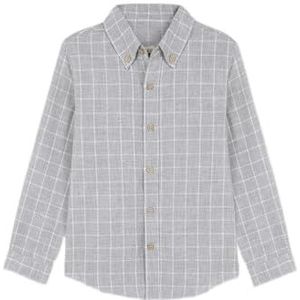 Gocco Grijs overhemd van vilela, geruit, ramen, jongens