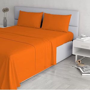 Italian Bed Linen Arncione Beddengoedset Elegant, voor tweepersoonsbed