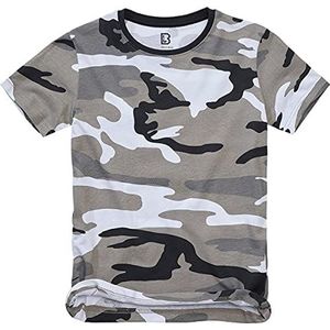 Brandit Army T-shirt kinderen leger leger shirt Kids BW onderhemd Uni & Camo, urban, 134/140 cm