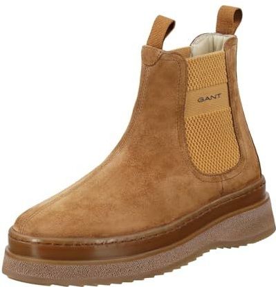 GANT - Enkellaarsjes - Bruin - Glad Leer - Warm Gevoerd