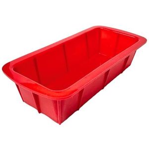 Guardini Juliette, Plumcake 24 x 13 cm, levensmiddelechte silicone, rood