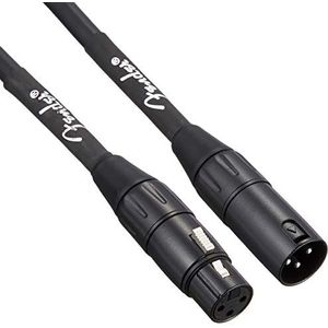 Fender® »PROFESSIONAL SERIES MICROPHONE CABLE« Microfoonkabel - XLR/XLR Plug - 7.5m - Kleur: Zwart