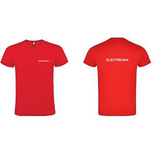 V Safety Elektricien T-Shirt - Rood - Medium, Rood, M