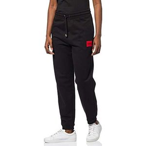 HUGO Dachibi redlabel Joggingbroek voor dames, van katoen-terry met logo-label, zwart 1, XS