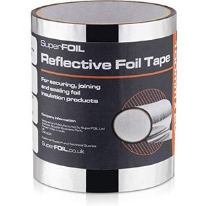 SuperFOIL 20m x 100mm Metpoly folie Aluminium Tape Roll, 20 x 100 Medium