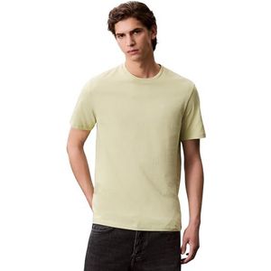 Calvin Klein T-shirts voor heren, beige (Winter Pear), XL