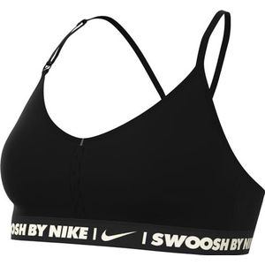 Nike Damesbeha W Nk Df Indy Bra Gls, zwart/zwart/sail, FZ4870-010, 2XL