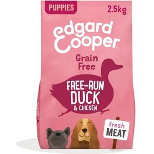 Edgard & Cooper Droog Puppy Hondenvoer 2.5kg Verse scharreleend en kip - Graanvrij en Boordevol vers vlees