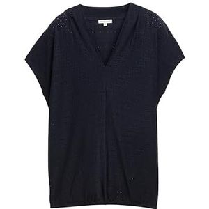TOM TAILOR T-shirt voor dames, 10668 - Sky Captain Blue, XL