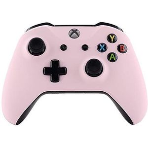 eXtremeRate Kersenbloesem Roze Voorplaat Cover, Soft Touch Behuizing Shell Case, Comfortabele Soft Grip Vervangingskit voor Xbox One X S Controller - Controller NIET Inbegrepen
