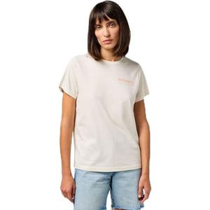 Wrangler Regular Tee T-shirt voor dames, vintage wit, S
