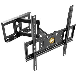 RICOO TV muurbeugel TV draaibaar kantelbaar voor 30-55 inch, universele tv-beugel S5144, tv-beugel voor muur, muurbeugel TV 55 inch, tot 50 kg met max. VESA 400x400 mm