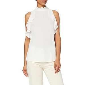 SPARKZ COPENHAGEN Dames Vilda Top Blouse, Gebroken wit (Wit 002), L