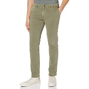 7 For All Mankind Heren Slimmy Chino Tap. Casual Broek, groen, 30