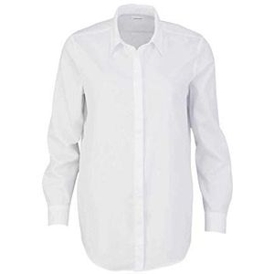 Seidensticker Damesblouse – licht getailleerde, effen hemdblouse met hemdblouse-kraag voor perfect draagcomfort – lange mouwen – satijn