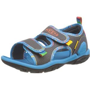 KEEN Uniseks Knotch Creek Open Toe sandalen voor kinderen, Meerkleurige magneet Tie Dye, 37 EU