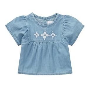 Noppies Baby Amreli T-shirt met korte mouwen voor babymeisjes, lichtblauw-P191, 68