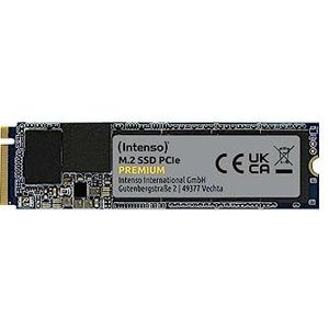 Intenso 3835440 250 GB M.2 SSD PCIe Premium, tot 2100 MB/s, (PCI Express Gen.3x4 NVMe 1.3, Solid State Drive)