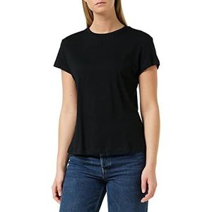 Urban Classics Basic Box Tee T-shirt voor dames, zwart, XL