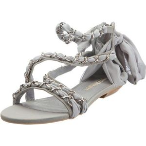 Buffalo London 309-14285-1 Nubuck PU Grey 10 117237 damessandalen/fashion sandalen, grijs 10, 37 EU
