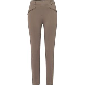 Raphaela by Brax Lillyth Chic New Scuba Jersey broek voor dames, taupe, 32W x 32L