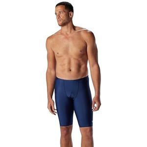 Speedo Jammer Eco Prolt Badpak voor heren, teamkleuren, effen marineblauw, maat 36
