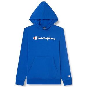 Champion Legacy Icons B-Ultralight Spring Terry Sweatshirt met capuchon voor kinderen en jongens, Blauw, 9-10 jaar