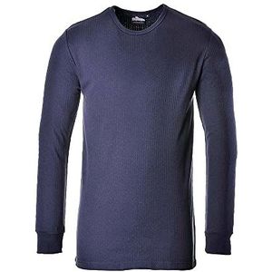 Portwest Thermisch T-Shirt Lange Mouw Size: XL, Colour: Marine, B123NARXL