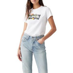 Levi's - LSE THE PERFECT TEE - T-shirt - LSE_BW FLORAL FILL B - Korte Mouwen - Ronde Hals