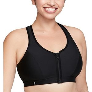 Glamorise Sportbeha voor dames, Zwart, 100F