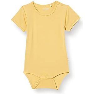 MINYMO Unisex Baby Body Ss-Bamboo T-shirt voor peuters, rotan., 68 cm