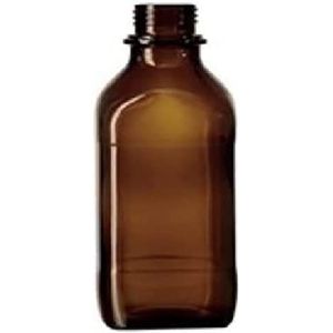 NeoLab 2-1375 vierkante schroefflessen, nauwe hals, 100 ml, bruin glas (10 stuks)