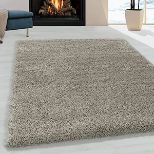 Giantore Shaggy Hoogpolig tapijt, effen, woonkamer, langpolig tapijt