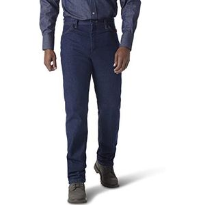 Wrangler Heren FR Flame Resistant Original Fit Jeans, blauw, 34W x 34L, blauw, 34W x 34L