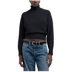 Replay Damestrui met col, 970 Dark Navy, M