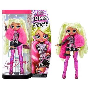 LOL Surprise OMG Fierce Modepop - LADY DIVA - 11,5""/29 cm Modepop met 15 Verrassingen - Inclusief Mode-outfits, Accessoires & Poppenstandaard - Voor Kinderen Vanaf 3 Jaar, Veelkleurig - 1 pakket