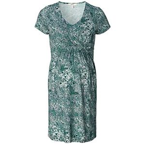 ESPRIT Maternity Damesjurk met korte mouwen, allover print jurk, Pastel Blue - 435, XL