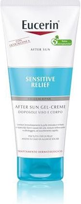 Eucerin Sensitive Relief After Sun Gel Crème Doposole Viso en Corpo, 200 ml
