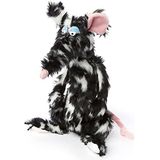SIGIKID 39609 Schiggi Miggi BeastsTown Rat voor meisjes, jongens en volwassenen, knuffeldier, aanbevolen vanaf 3 jaar, zwart-wit/rat