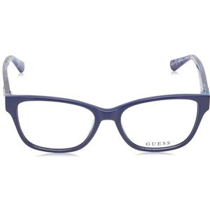 Guess Damesbril, Blauw (Shiny Blue), 52/16/140
