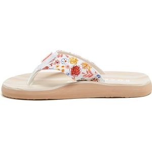 ROCKET DOG Dames Adios Flip-Flop, Wit Multi, 5 UK, Wit Multi, 38 EU