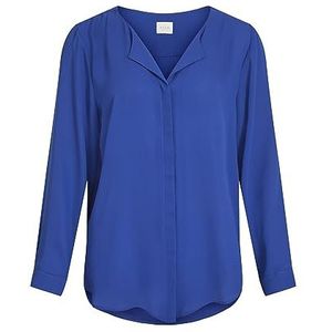 VILA dames Bloes Vilucy L/S Shirt - Noos, Mazarine Blue, XXL