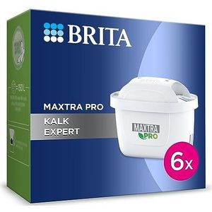 BRITA waterfilterpatroon MAXTRA PRO KALK EXPERT 6-Pack - Originele BRITA filters voor optimale bescherming van koffie- en thee-apparaten, verminderen kalk en onzuiverheden