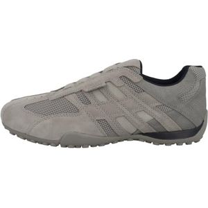 Geox Uomo Snake B Sneakers voor heren, Rock/LT Grey, 46 EU, Rock Lt Grey, 46 EU