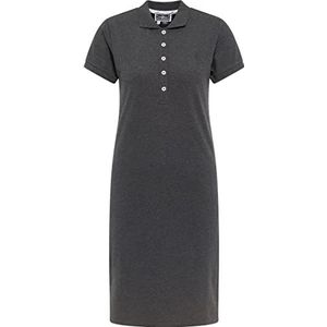 TYLIN Dames piqué-jurk 35218966-TY01, donkergrijs melange, S, donkergrijs melange, S