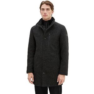TOM TAILOR Wollen jas voor heren, 32521 - Snow Wool Structure, 3XL