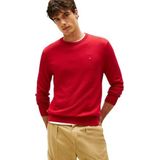 Tommy Hilfiger Heren Essential SSNL katoen ronde hals MW0MW39999 pullover trui, rood, XS, Rood (Medium Rood), XS