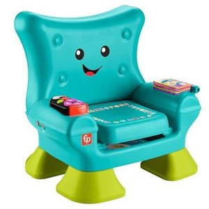 Fisher-Price Educatief speelgoed, educatief speelgoed voor peuters, leerplezier, turquoise, met muziek en verschillende activiteiten voor kinderen vanaf 1 jaar, Engels (UK), Frans, Duitse versie,