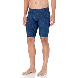 TYR Heren Durafast Elite Athletic Jammer Badpak Zwembroek, Blauw Laped, 176